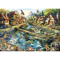 Schmidt -  Village On The Edge Of The Forest Puzzle 1000pc