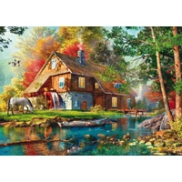 Schmidt - Water Mill In Autumn Puzzle 1000pc