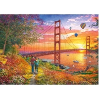 Schmidt - Walking To The Golden Gate Bridge Puzzle 2000pc