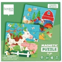Scratch Europe - Farm Magnetic Puzzle Book to Go