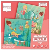 Scratch Europe - Mermaids Magnetic Puzzle Book to Go