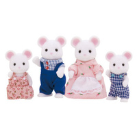 Sylvanian Families - White Mouse Family