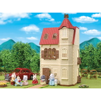 Sylvanian Families - Red Roof Tower Home with Elevator
