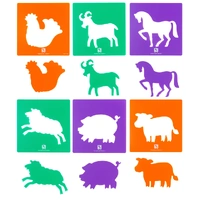 EC - Stencils - Farm Yard Animals (set of 6)
