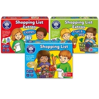 Orchard Toys - Shopping List Game and Extra Packs Bundle