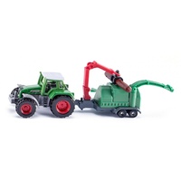 Siku - Tractor with Wood Chipper