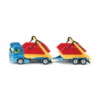 Siku - Truck with Skip and Trailer
