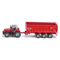 Siku - Massey Fergson Tractor with Trailer - 1:87 Scale