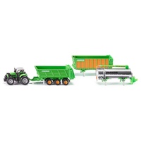 Siku - Deutz-Fahr Tractor with Trailer Set - 1:87 Scale