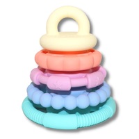 Jellystone Designs - Rainbow Stacker and Teether Toy - Pastel