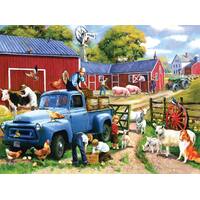 Sunsout - Spring Farm Days Puzzle 1000pc