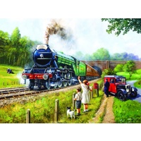 Sunsout - Watching the Trains Puzzle 1000pc
