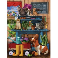 Sunsout - Trouble in the Potting Shed Puzzle 1000pc