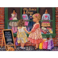 Sunsout - My Sister's Closet Large Piece Puzzle 300pc