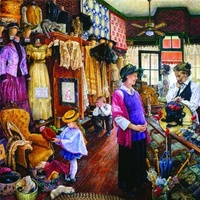 Sunsout - Buying Hats Puzzle 1000pc