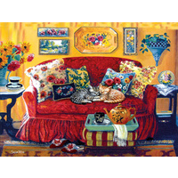 Sunsout - Tea Time Puzzle Large Piece Puzzle 300pc
