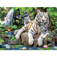 Sunsout - White Tigers of Bengal Large Piece Puzzle 300pc