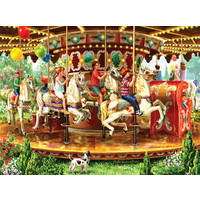Sunsout - Carousel Ride Puzzle 1000pc