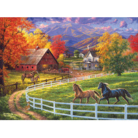 Sunsout - Horse Valley Farm Puzzle 1000pc