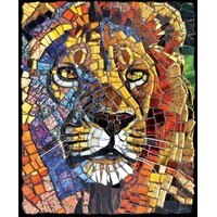 Sunsout - Stained Glass Lion Puzzle 1000pc