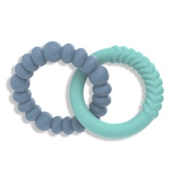 Jellystone Designs - Sunshine Teether - Soft Mint & Soft Blue