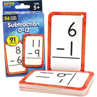 Teacher Created Resources - Subtraction 0–12 Flash Cards