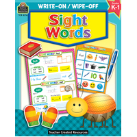 Teacher Created Resources - Sight Words Write-On Wipe-Off Book