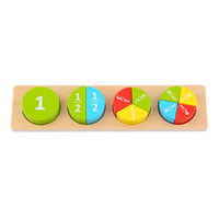 Tooky Toy - Fraction Round Block Puzzle