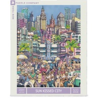 New York Puzzle Company - Sunkissed City Puzzle 500pc (DAMAGED BOX)