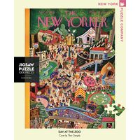 New York Puzzle Company - Day at the Zoo Puzzle 1000pc
