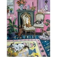 The Puzzle Collab - Let's Vibe in the Pink Room Puzzle 1000pc