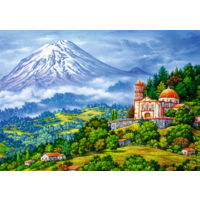Trefl - Landscape with Volcano Puzzle 1000pc