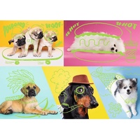 Trefl - Neon Colour Line - Dogs Puzzle 1000pc