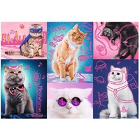 Trefl - Neon Colour Line - Cats Puzzle 1000pc