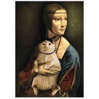Trefl - Lady with a Cat Puzzle 1000pc