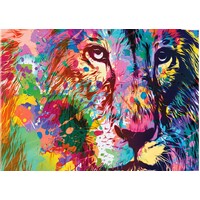Trefl - Colourful Lion Puzzle 1000pc