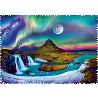 Trefl - Crazy Shapes - Aurora over Iceland Puzzle 600pc