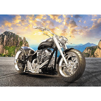 Trefl - Black Motorcycle Puzzle 500pc