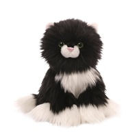 Gund - Milan Black & White Cat Plush Toy 23cm