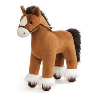 Gund - Dakota Clydesdale Horse Brown Plush Toy 38cm