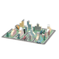 Viga Toys - Modern City Blocks