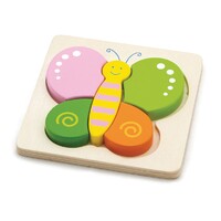 Viga Toys - Mini Block Puzzle - Butterfly