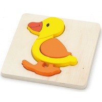 Viga Toys - Mini Block Puzzle - Duck