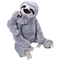 Wild Republic - Mum & Baby Sloth Jumbo Plush Toy 76cm