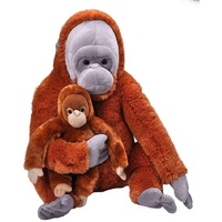 Wild Republic - Mum & Baby Orangutan Jumbo Plush Toy 76cm