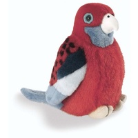 Wild Republic - Crimson Rosella Plush Toy with Sound 15cm