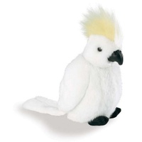 Wild Republic - Sulphur Crested Cockatoo Plush Toy with Sound 15cm