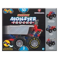 Zoob - Fastback Monster Trucks 50 Piece Set