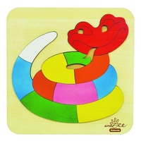 Andzee - Rainbow Snake Raised Puzzle 11pc