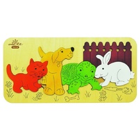 Andzee - Pet Animals Raised Puzzle 7pc